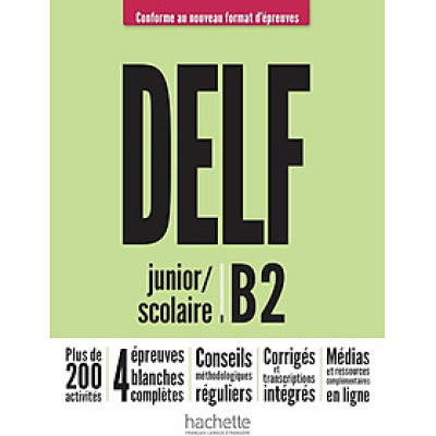 Sách học tiếng Pháp DELF JUNIOR/SCOLAIRE - NOUVEAU FORMAT D