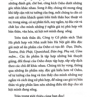 Osho - Upanishad - Cốt Tủy Của Giáo Huấn (Tái Bản 2022)