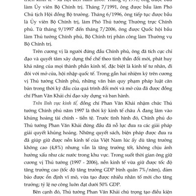 Thủ tướng Phan Văn Khải và những quyết sách chiến lược (Tuyển chọn tài liệu lưu trữ) xuất bản lần thứ hai - bản in 2024