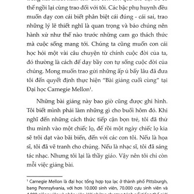 Bài Giảng Cuối Cùng