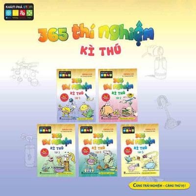 Sách - 365 Thí Nghiệm Kỳ Thú - Combo 5 Cuốn