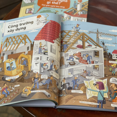 (Combo 2 cuốn, bìa cứng in màu ) BẠN LÀM NGHỀ GÌ THẾ? -   Bộ sách hướng nghiệp dành cho thiếu nhi - Hana Vaskova, Petra Bartikova, Silvie Sanza  – Hoàng Thu Phương dịch - NXB Đại học Sư phạm