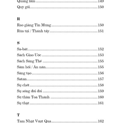 TỪ NGỮ GIẢN LƯỢC – Tìm Hiểu Đức Tin – Giáo Lý – Phụng Vụ