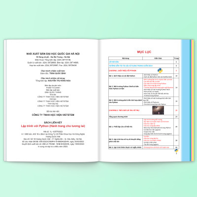Combo 2 sách hướng dẫn học lập trình Python cho học sinh lớp 10
