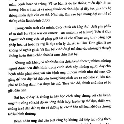 Phòng Và Chữa Bệnh Ung Thư Theo Phương Thức Tự Nhiên (Tái Bản 2023)