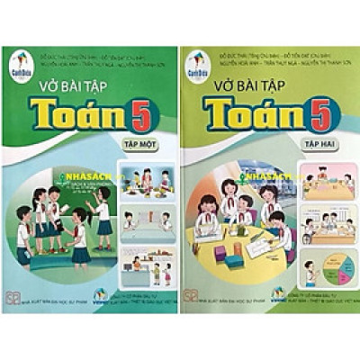 ￼Sách -(Combo)Vở bài tập Toán 5 (CD)