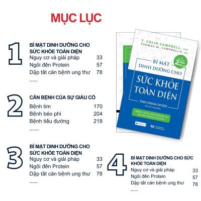 Sách Dinh dưỡng toàn phần: Bí mật dinh dưỡng cho sức khoẻ toàn diện (TB)