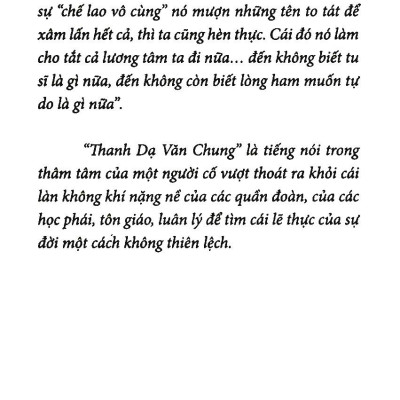 Thanh Dạ Văn Chung (Tái Bản)