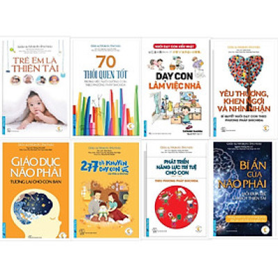 Sách - Combo Trọn Bộ 8 Cuốn Giáo Sư Makoto Shichida