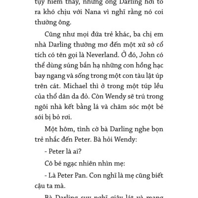 Dtrg. Peter Pan Cậu Bé Biết Bay