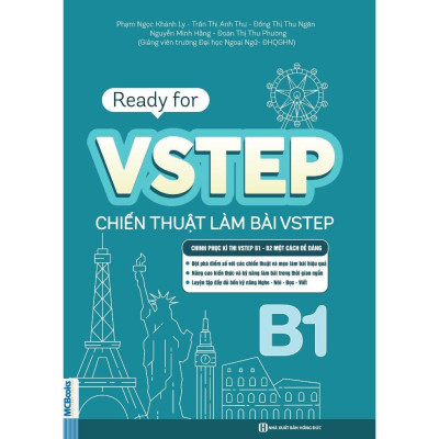 Sách - Ready For VSTEP - Chiến Thuật Làm Bài Vstep B1, B2 - MCBooks