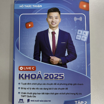 Sách - Combo Toán học Live C - Khoá 2025 - Tập 1 + 2 ( dành cho chương trình mới ) (MT)