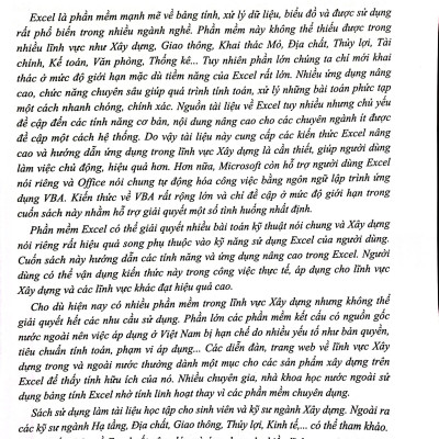 Benito - Sách - Excel nâng cao và các ứng dụng trong xây dựng - NXB Xây dựng