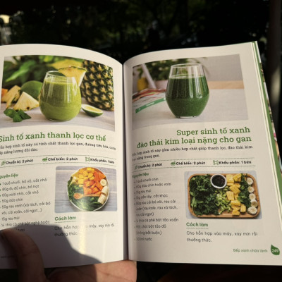 (In màu toàn bộ) BẾP XANH CHỮA LÀNH : Dinh dưỡng cho người bệnh và phương pháp giúp cơ thể tự chữa lành – Emma Phạm-  Thái Hà - NXB Công Thương