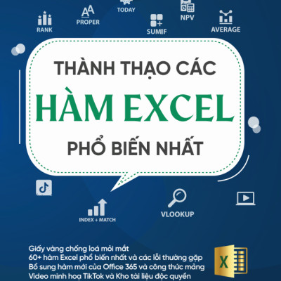Bộ công cụ tài liệu tặng kèm cuốn Thành Thạo Các Hàm Excel Phổ Biến Nhất