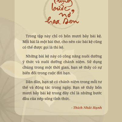 Từng Bước Nở Hoa Sen