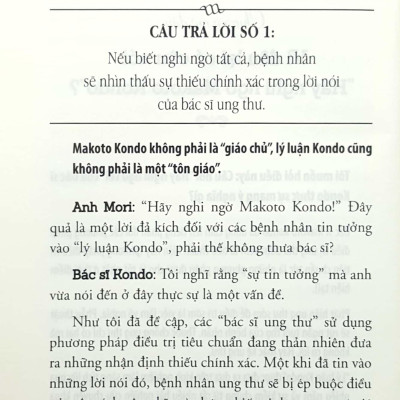 Hỏi Đáp Về Ung Thư Cùng Bác Sỹ Makoto Kondo