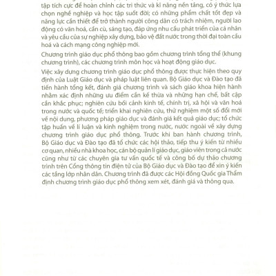 Chương Trình Giáo Dục Phổ Thông