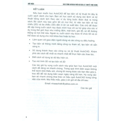  Giáo Trình Autocad Phần Cơ Bản (Lý Thuyết - Thực Hành)