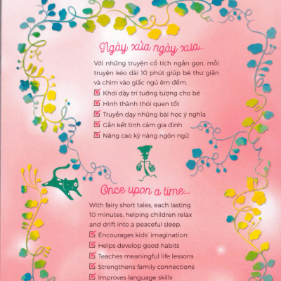 10 Ten-Minute Bedtime Stories - 10 phút đọc truyện trước giờ đi ngủ (Truyện thần tiên - Classic Stories)  - Song ngữ Việt Anh, tặng kèm file nghe Audio book