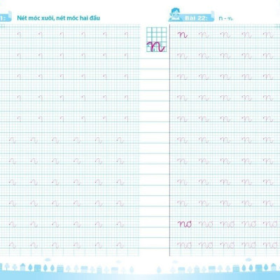 Sách - VỞ THỰC HÀNH TẬP TÔ TRỌN BỘ - tích hợp Video Hướng dẫn Viết