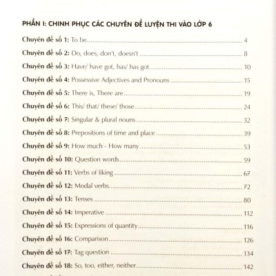 Chinh Phục Kỳ Thi Môn Tiếng Anh Vào Lớp 6 (Có Đáp Án Và Giải Thích Chi Tiết)