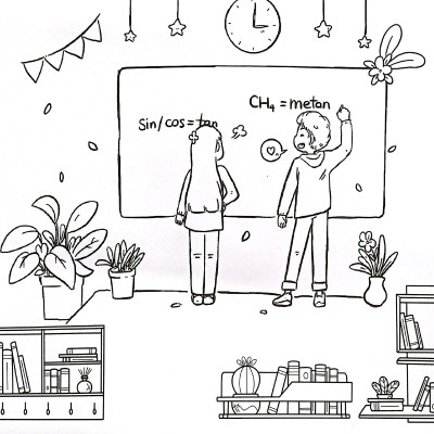 Sách Tô Màu Chữa Lành - Tôi Bị Cảm Hóa Ra Là Do Em - TIME