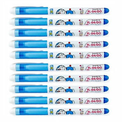 Bộ 10  Bút lông kim Thiên Long - Doraemon FL-04/DO