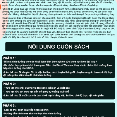 Combo sách Bí mật dinh dưỡng + Liệu trình dinh dưỡng + Động mạch vành + Giải thoát ung thư