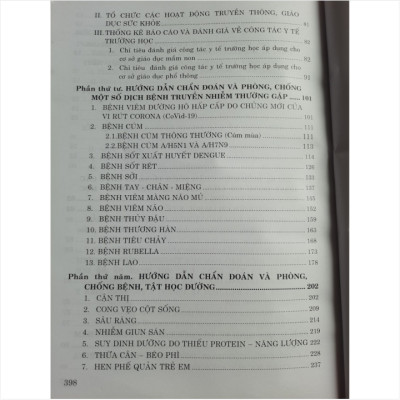Bách Khoa Tri Thức Y Tế Học Đường - Điều Kiện Đảm Bảo An Toàn Thực Phẩm, Vệ Sinh Môi Trường Học Tập và Phương Pháp Chẩn Đoán Phòng Chống Dịch Bệnh, Bệnh Tật, Sơ Cấp Cứu Tai Nạn Thương Tích Trong Trường Học - V1799T