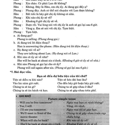 Hướng Dẫn Học Tốt Tiếng Anh 7