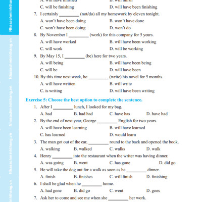 Bài Tập Trắc Nghiệm Tiếng Anh Lớp 12 Tập 2 - Có Đáp Án