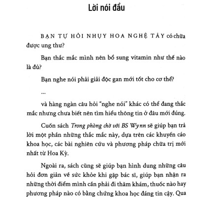 Sách - Trong Phòng Chờ Với Bác Sĩ Wynn (Tái Bản) (Mẫu Bìa Giao Ngẫu Nhiên)