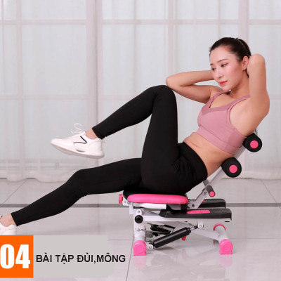 Máy Tập Bụng Đa Năng Tích Hợp Máy Đi Bộ Đếm Bước Trên Không Đại Nam Sport