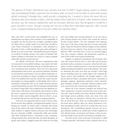 Drawdown: The Most Comprehensive Plan Ever Proposed To Reverse Global Warming