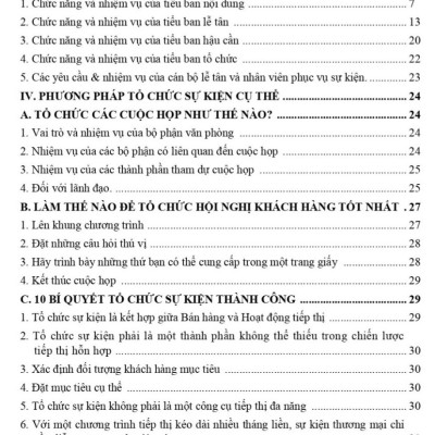 Kỹ Năng Tổ Chức Sự Kiện, Giao Tiếp, Ứng Xử