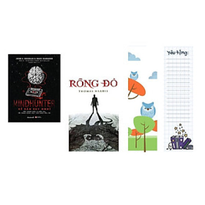 Combo 2 cuốn Truyện Trinh Thám:  Rồng Đỏ + Mindhunter – Kẻ Săn Suy Nghĩ (Tặng kèm bookmark)