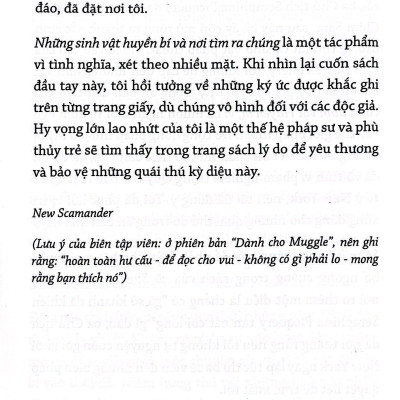 Sách - Sinh Vật Huyền Bí Và Nơi Tìm Ra Chúng - Newt Scamander - Fantastic Beasts And Where To Find Them (Tái Bản 2025)