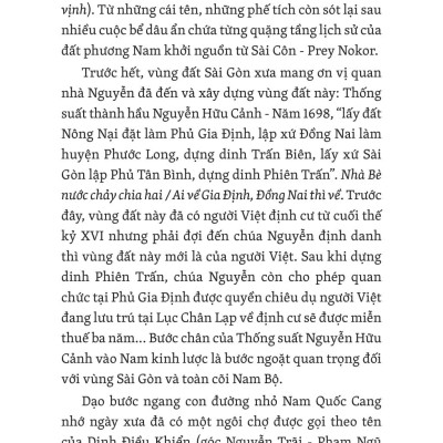 Sách - Sài Gòn - Đi Qua Ký Ức