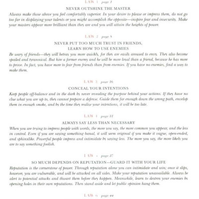 The 48 Laws Of Power