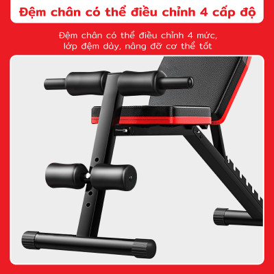 BG Ghế tập thể dục đa năng,SU- 222 - 220 - 218 Hỗ trợ tập các bài tập tạ,cơ bụng,cơ tay gấp gọn,Chất liệu khung thép và đệm xốp bọc da PU (hàng nhập khẩu)