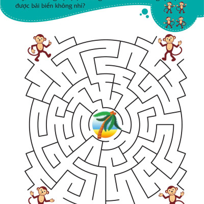 Sách - Rèn Luyện Kỹ Năng Cầm Bút Cho Trẻ - Trò Chơi Mê Cung