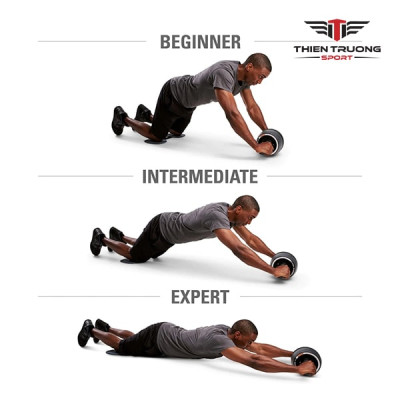 Con lăn tập bụng AB Carver Pro kèm thảm kê gối, có lò xo kéo về tiện lợi dễ sử dụng