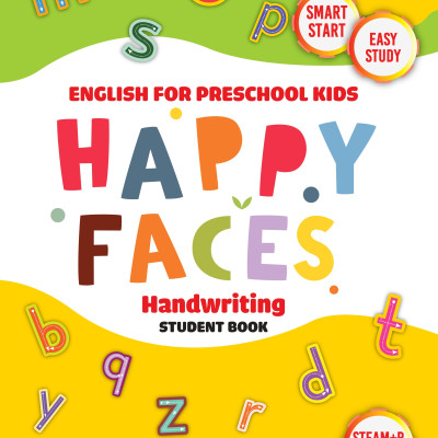 Sách Tiếng Anh mẫu giáo cho trẻ từ 4 đến 5 tuổi Happy Faces Level B (bộ 3 môn)