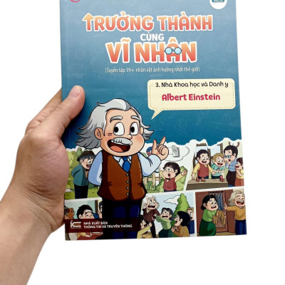 Sách - Trưởng Thành Cùng Vĩ Nhân 3 - Nhà Khoa Học Và Danh Y - Albert Einstein