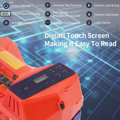 Bộ nâng kích gầm điện, kiêm máy bơm lốp và máy siết ốc ô tô đa năng 3 trong 1 ROGTZ TY-004 - Hàng chính hãng, bảo hành 24 tháng