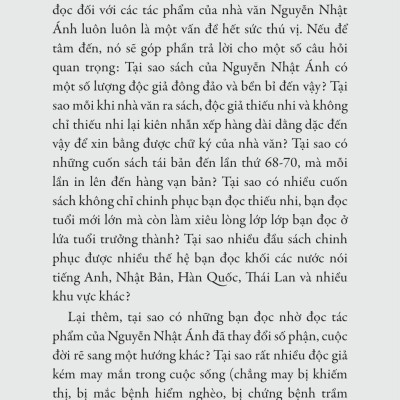 Sách - Lớn Lên Cùng Sách Nguyễn Nhật Ánh
