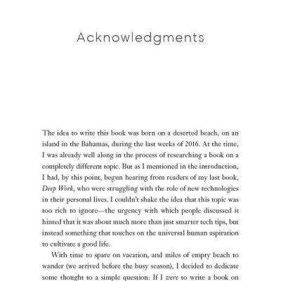 Digital Minimalism: Choosing A Focused Life In A Noisy World