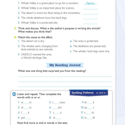 Global Stage Literacy Book And Language Book Level 4