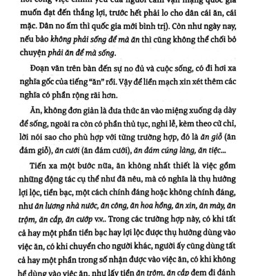 Tiếng Việt Giàu Đẹp - Ăn, Uống, Nói, Cười Và Khóc (Tái Bản 2022)